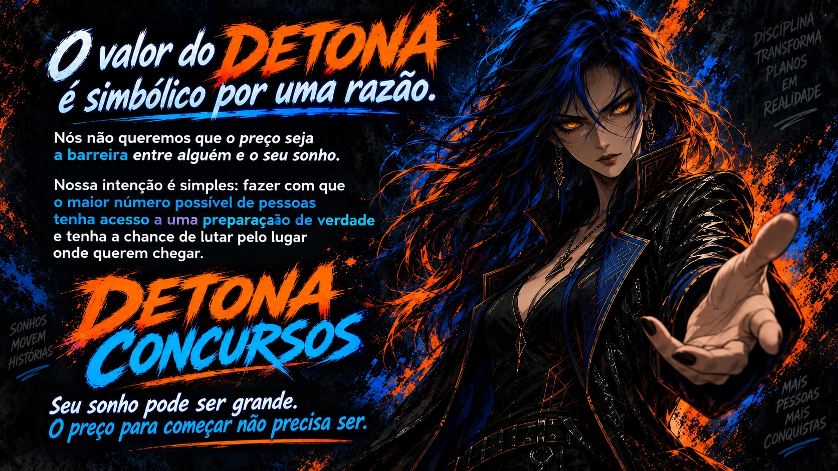 Manifesto DETONA sobre tornar uma preparação séria mais acessível